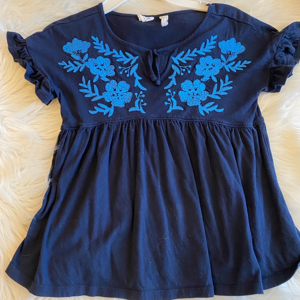 Gap Kids Embroidered Top, Girls Medium